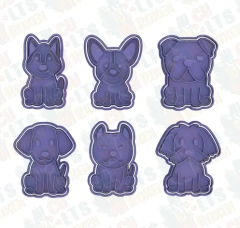 Set x6 Cortantes Perros