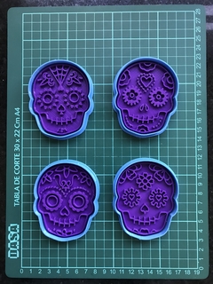 Set x4 Cortantes Calaveras - comprar online