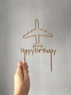 Topper torta Happy Birthday 5