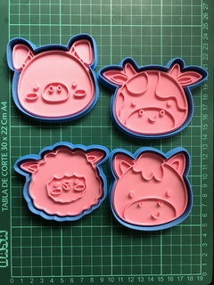 Set x4 Animales de Granja Mod 1
