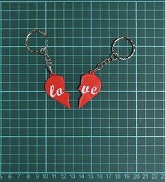 Llavero Corazon dos mitades