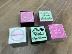 Imagen de Caja 8x8x5 con Tapa deslizante personalizada