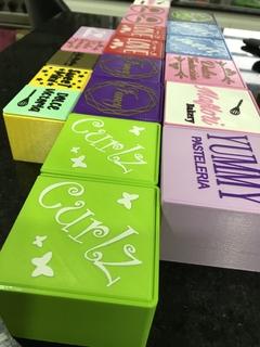 Set Sellos MINI Fancy 1.5cm + Caja