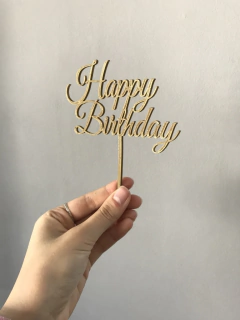 Topper torta Happy Birthday 1