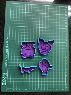 Set x4 Cortantes Perros