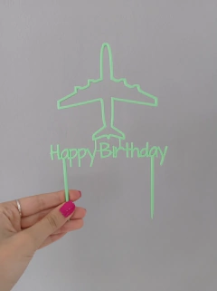 Topper torta Happy Birthday 5 - comprar online