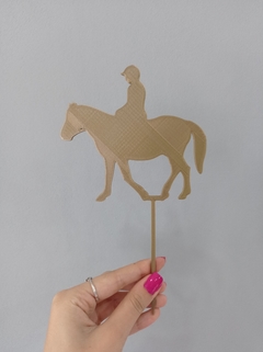 Topper Torta Nene Caballo en internet