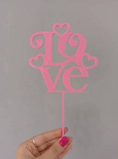 Topper torta LOVE 3 en internet