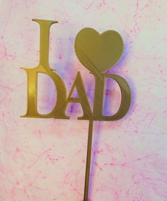 Topper torta I Love Dad - comprar online