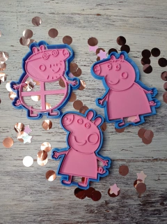 Cortantes Peppa Pig - Familia