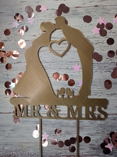 Topper Torta Mr & Mrs 2