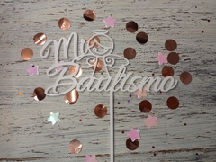 Topper torta Mi Bautismo Mod 4