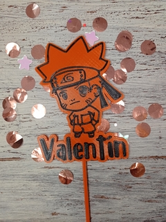 Topper Torta Naruto + Nombre