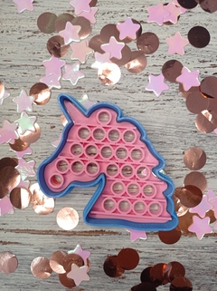 Cortante Pop It Unicornio - comprar online