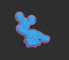 Cortante Amiga Kitty 5 - Cinnamaroll