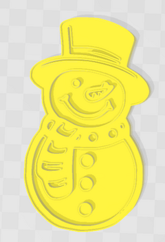 cortante muñeco de nieve mod.2.