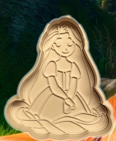 cortante +sello rapunzel