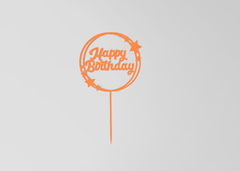 Topper torta Happy Birthday 17