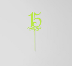 Topper Numero 15 mod 9