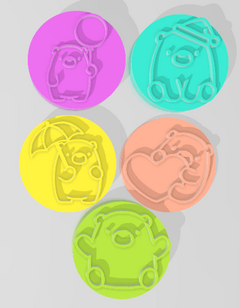 sello x 5 ositos