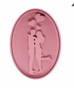 stamp pareja
