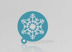 Stencil Copo de Nieve 2