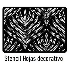 stencil hojas pequeñas