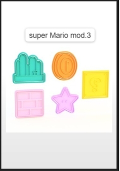 cortante super Mario mod.1,2 y 3 - 3Diseños - El Reino de los Cortantes