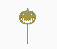 Topper Cupcake Calabaza 2