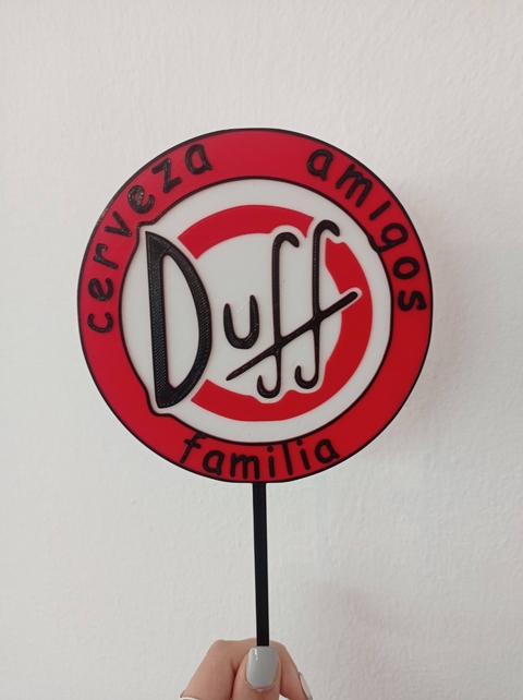 Topper Torta Duff
