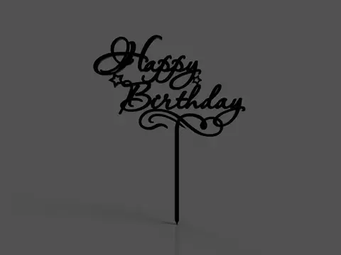topper happy birthday mod.25