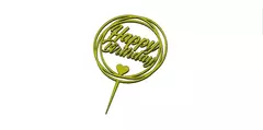 topper Happy+Birthday mod.26