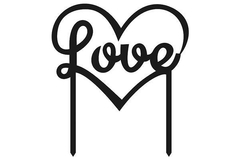 Topper torta LOVE 2