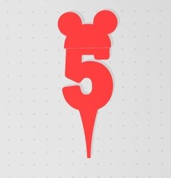 Topper de Número Mickey en internet
