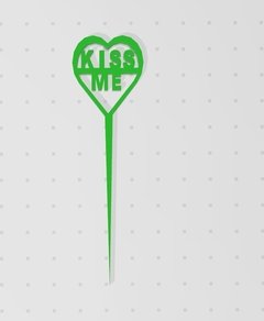 Topper cupcake Kiss Me - comprar online