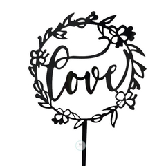 Topper Torta Love 5 - comprar online