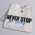 REMERA NEVER STOP - tienda online