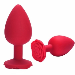 Baixar Imagens Plug Anal em silicone - Formato de Rosa