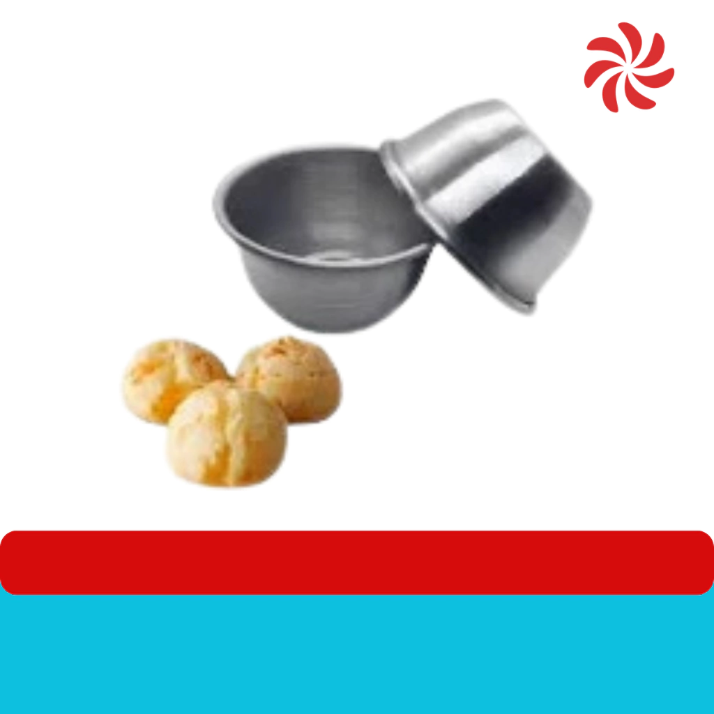 MINI FORMA PÃO DE QUEIJO C/ 12 UNID