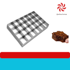 CORTADOR DE BROWNIE 7X7 - 08 CAVIDADES