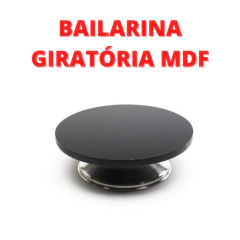 BAILARINA GIRATÓRIA PARA CONFEITAR BOLO 30CM - MDF - RAFISA FORMAS UTENSILIOS DOMESTICOS