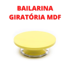 BAILARINA GIRATÓRIA PARA CONFEITAR BOLO 30CM - MDF