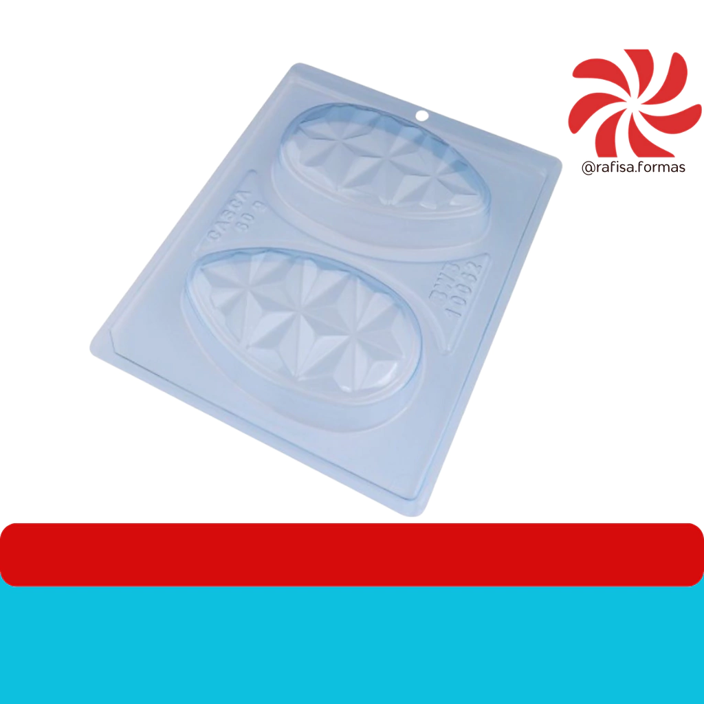 FORMA DE ACETATO - OVO TABLETE 3D - 10062