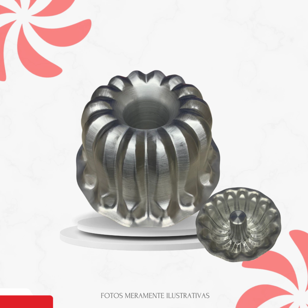 FORMA DECORADA GOMADA ALTA - 17X10