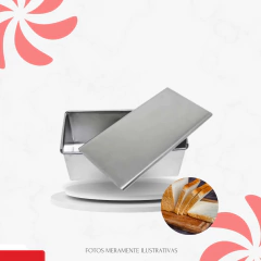 FORMA DE PÃO 22X10X9 C/TAMPA - comprar online