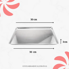 FORMA PARA ROCAMBOLE - 30X30X2 AVULSA na internet