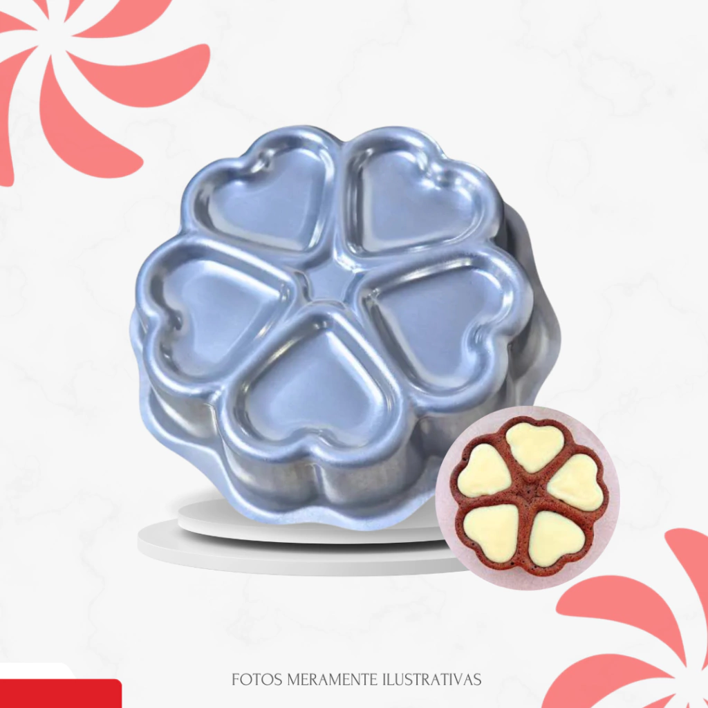 FORMA BALLERINE 5 CORAÇÕES - AVULSA - comprar online