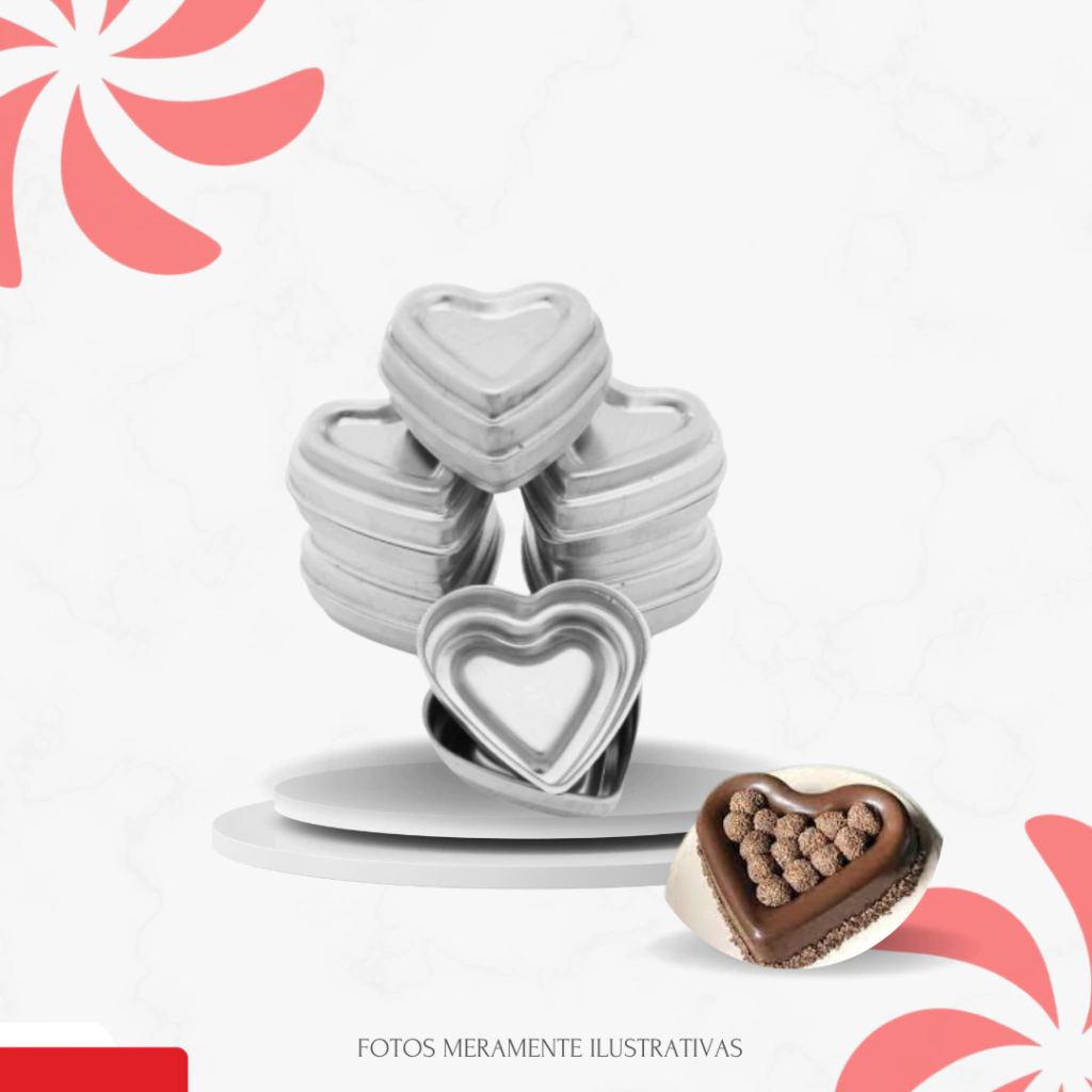 MINI BALLERINE CORAÇÃO - C/12 UNIDADES - comprar online