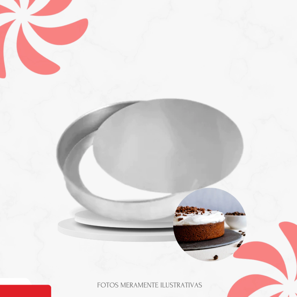 FORMA REDONDA FUNDO FALSO 10x5 - AVULSA - comprar online