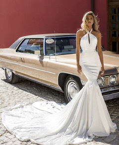 Vestido Leça
